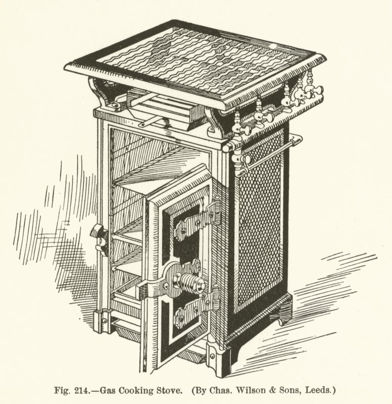 Gazlı Pişirme Ocağı, Charles Wilson ve Sons, Leeds by English School