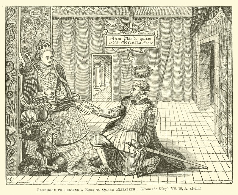 Gascoigne, Kraliçe Elizabeth