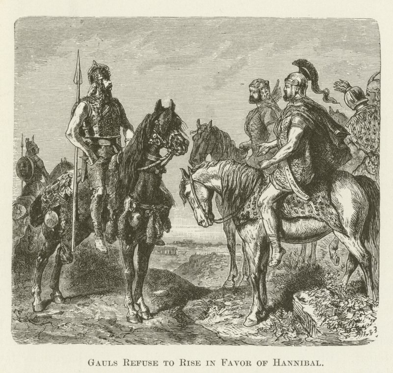 Galyalılar Hannibal Lehine Yükselmeyi Reddetti by English School