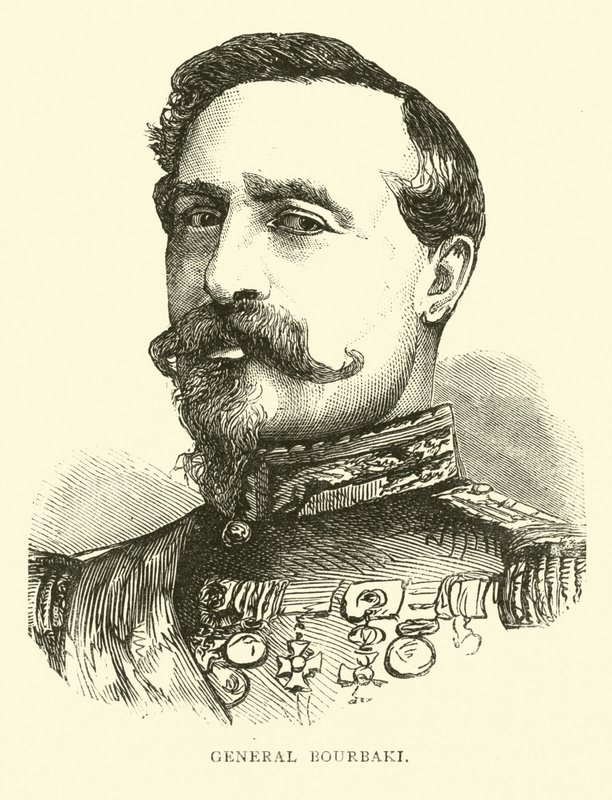 General Bourbaki, Eylül 1870 by English School