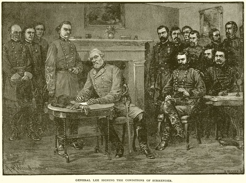 General Lee Teslim Koşullarını İmzalıyor by English School