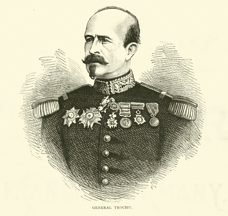 General Trochu, Eylül 1870 by English School