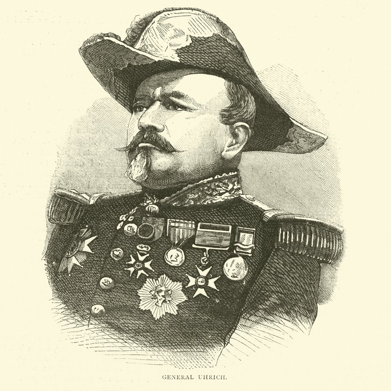 General Uhrich, Eylül 1870 by English School