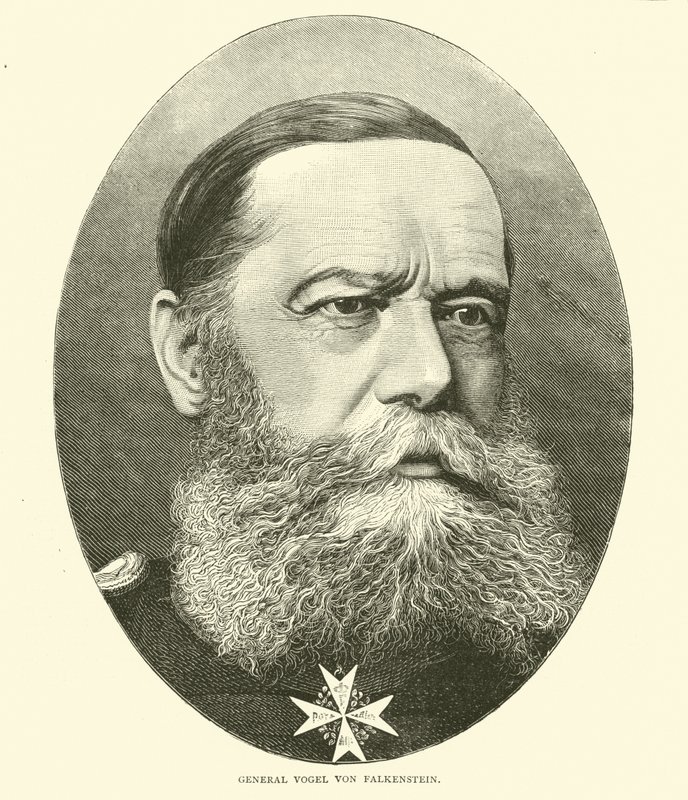 General Vogel Von Falkenstein, Eylül 1870 by English School