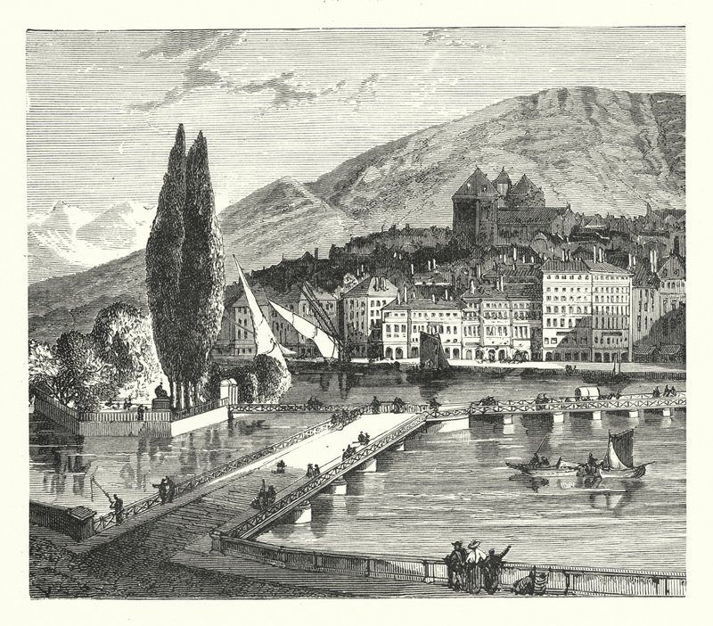 Cenevre (gravür) by English School