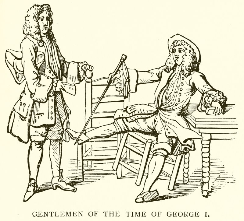 George I Zamanının Beyleri by English School