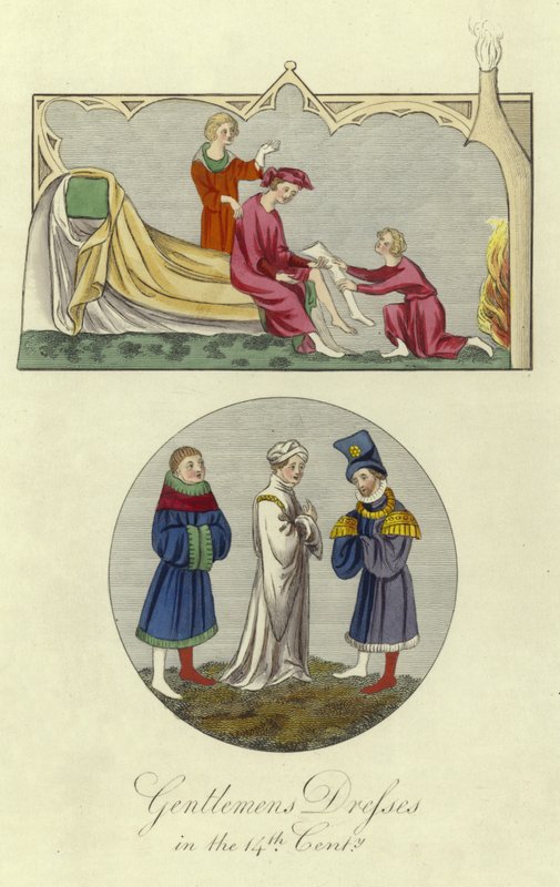 14. yüzyılda beyefendi elbiseleri by English School