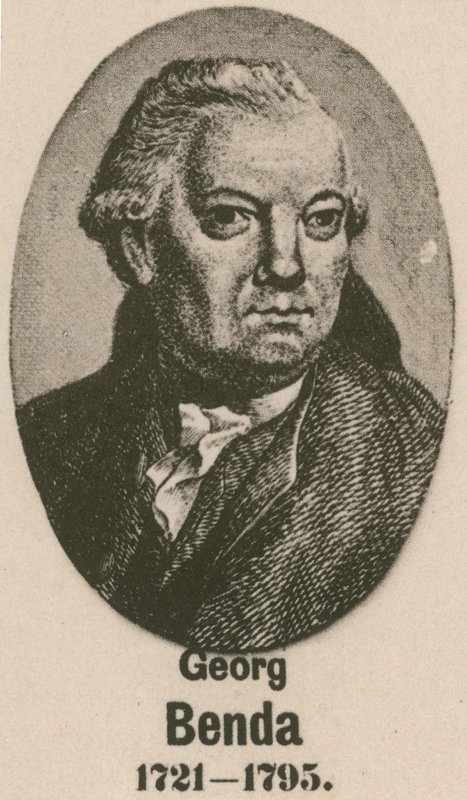 Georg Benda (gravür) by English School