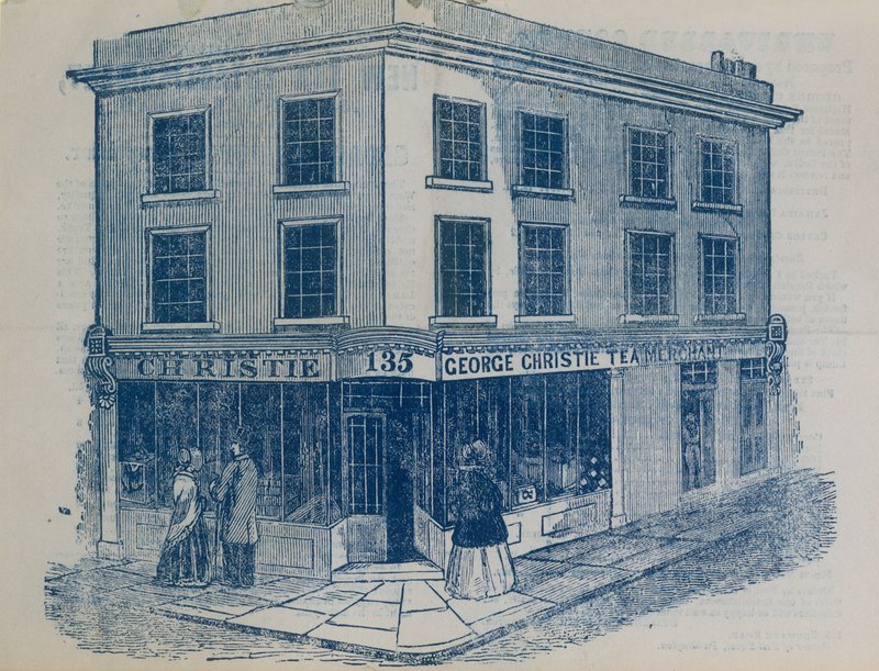 George Christie Çay Tüccarı by English School