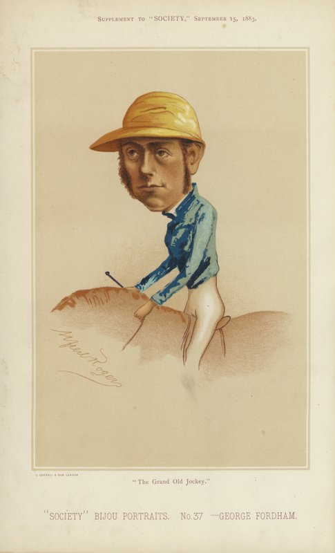 George Fordham, jokey (renkli taş) by English School