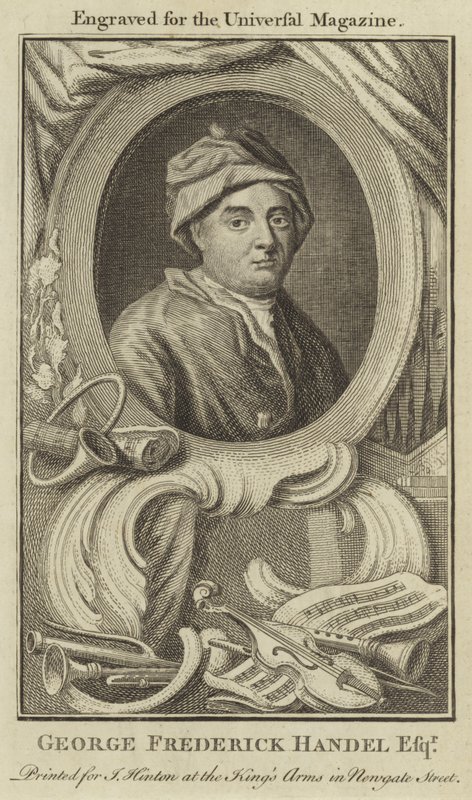 George Frederick Handel Esquire by English School