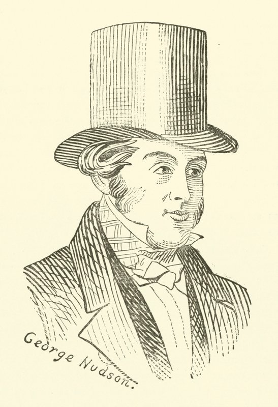 George Hudson, Demiryolu Kralı (gravür) by English School