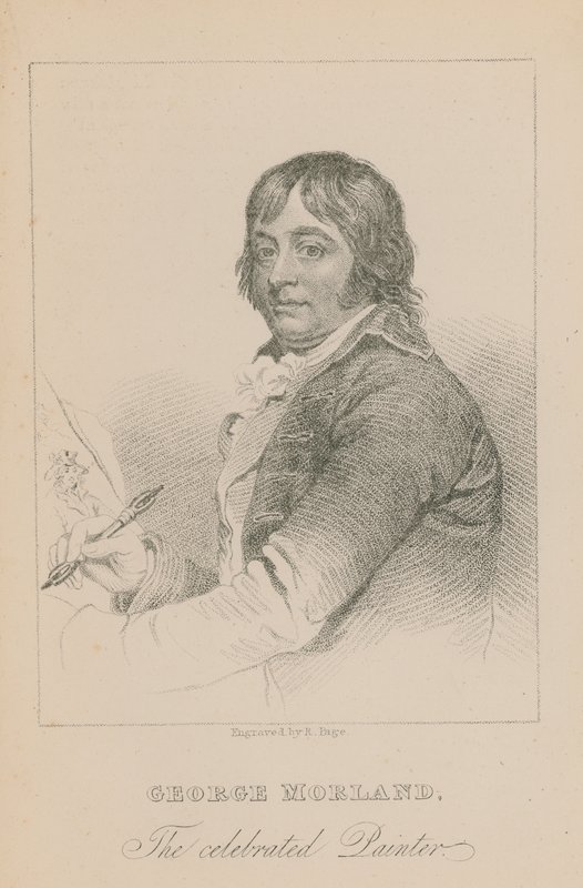 George Morland, ünlü ressam by English School