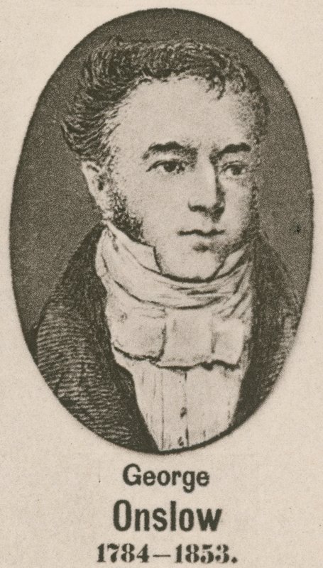 George Onslow (gravür) by English School