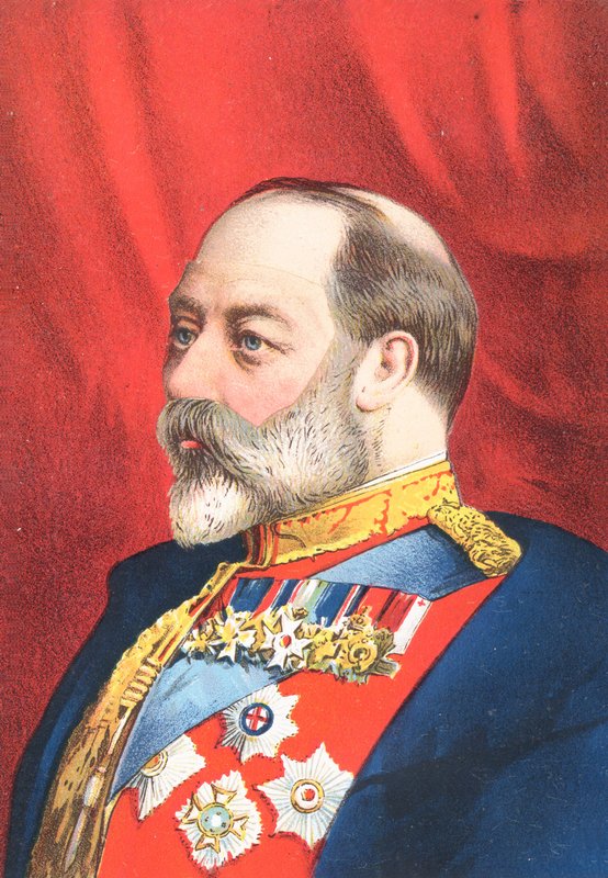 George V - tebrik kartı by English School