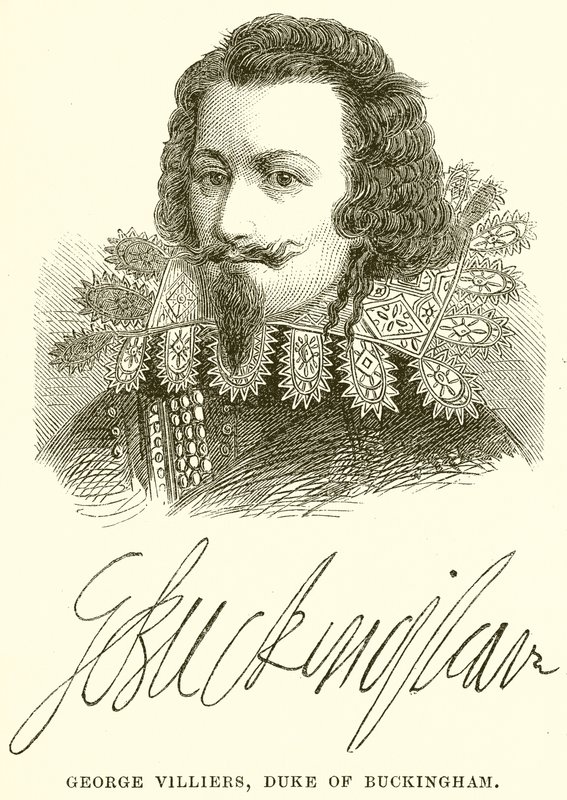 George Villiers, Buckingham Dükü by English School