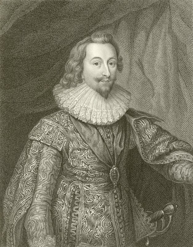 George Villiers, Buckingham Dükü by English School