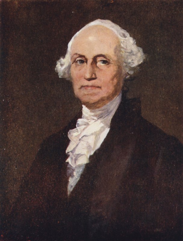 George Washington (renkli taş) by English School