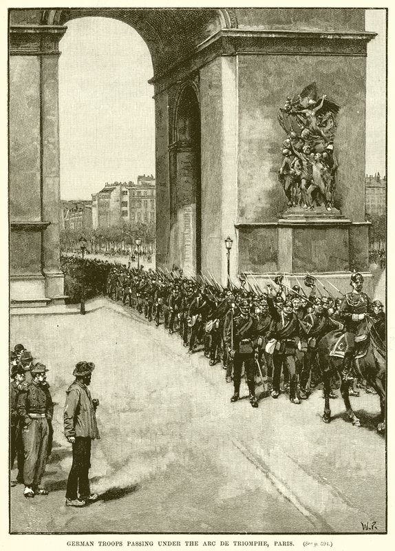 Alman Birlikleri Arc de Triomphe, Paris