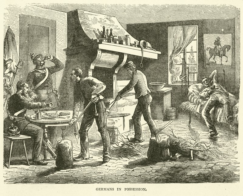 Almanlar elinde, 1870 Eylül by English School