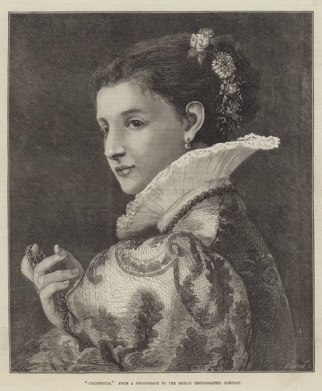 Giacometta (gravür) by English School
