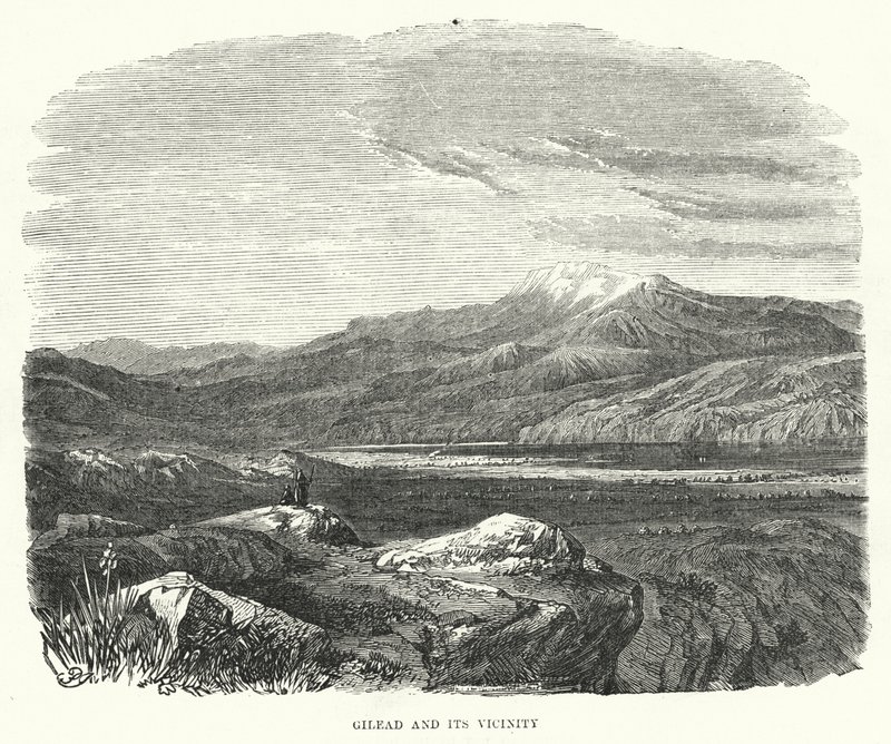 Gilead ve Çevresi (gravür) by English School