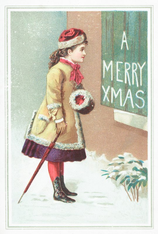 Noel işareti, Noel kartı okuyan kız by English School