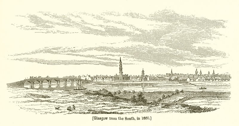 Güneyden Glasgow, 1660 yılında by English School