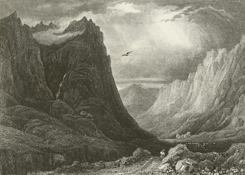 Glencoe, geçişe bakıyor by English School