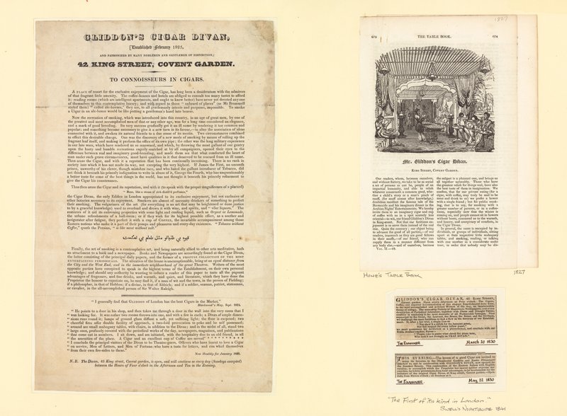 Gliddons Puro Divanı, Şubat 1825