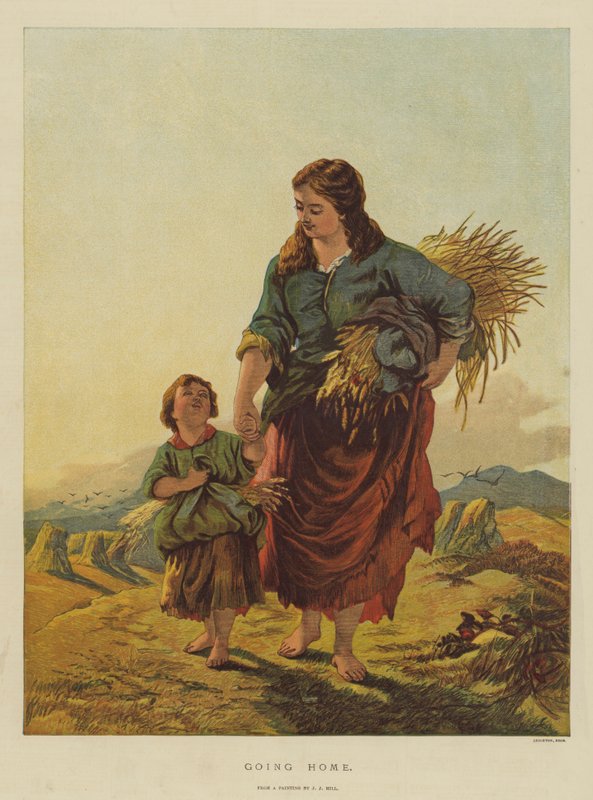 Eve Dönmek (kromolito) by English School