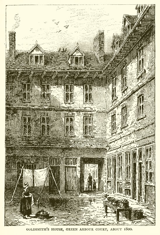 Kuyumcular Evi, Green Arbor Court, yaklaşık 1800 by English School