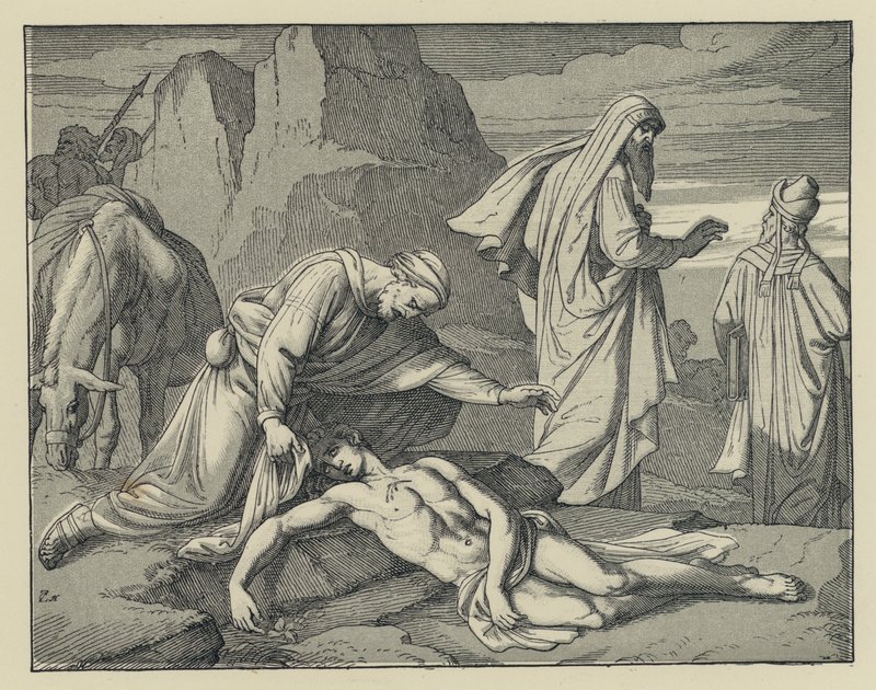 İyi Samaritan (gravür) by English School