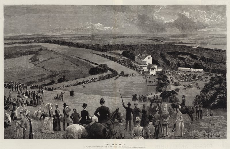 Goodwood (gravür) by English School