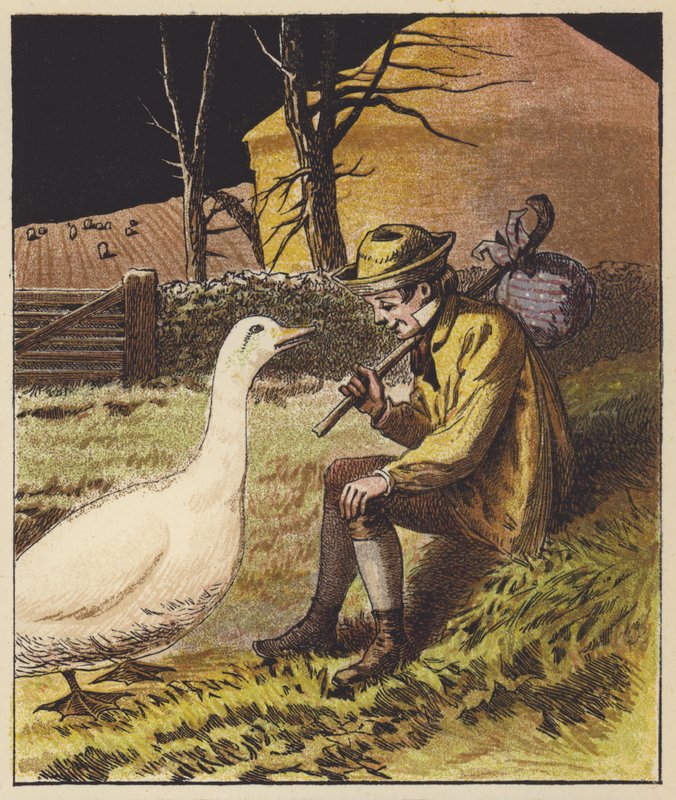 Goosey, Goosey, Gander (renkli taş) by English School