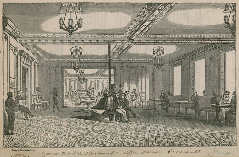 Grand British ve Continental Kahve Evi, Cornhill by English School