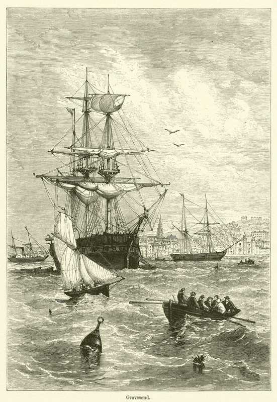 Mezarlık (gravür) by English School