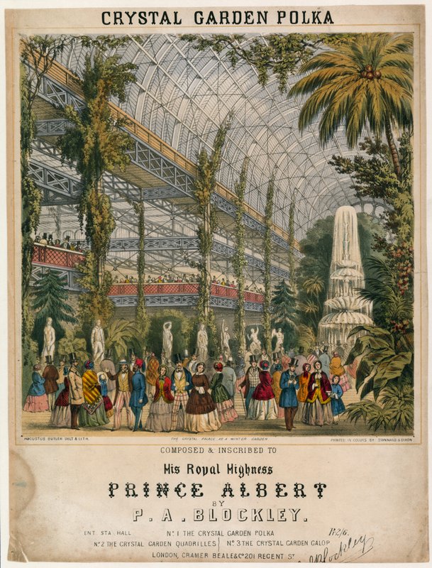 Büyük Sergi, 1851, Crystal Garden Polka by English School