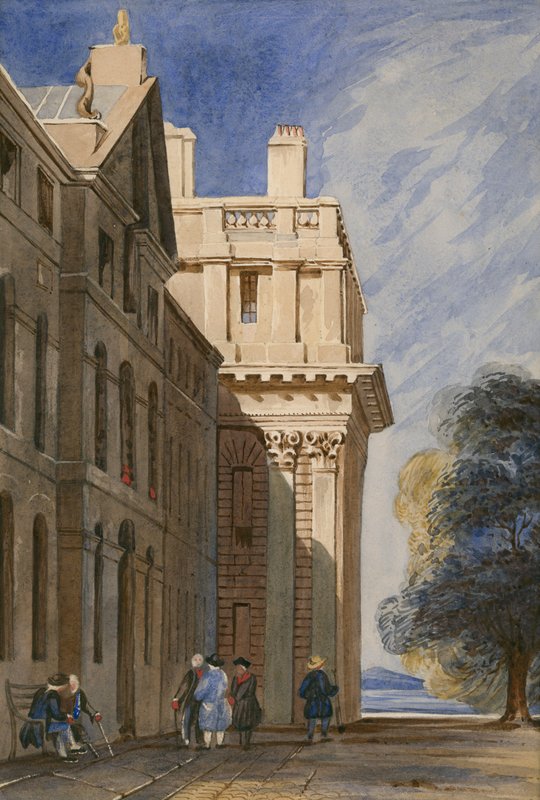 Greenwich Hastanesi, Londra (kağıt üzerinde wc) by English School