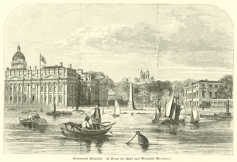 Greenwich Hastanesi, Yaşlı ve Yaralı Denizciler Evi by English School