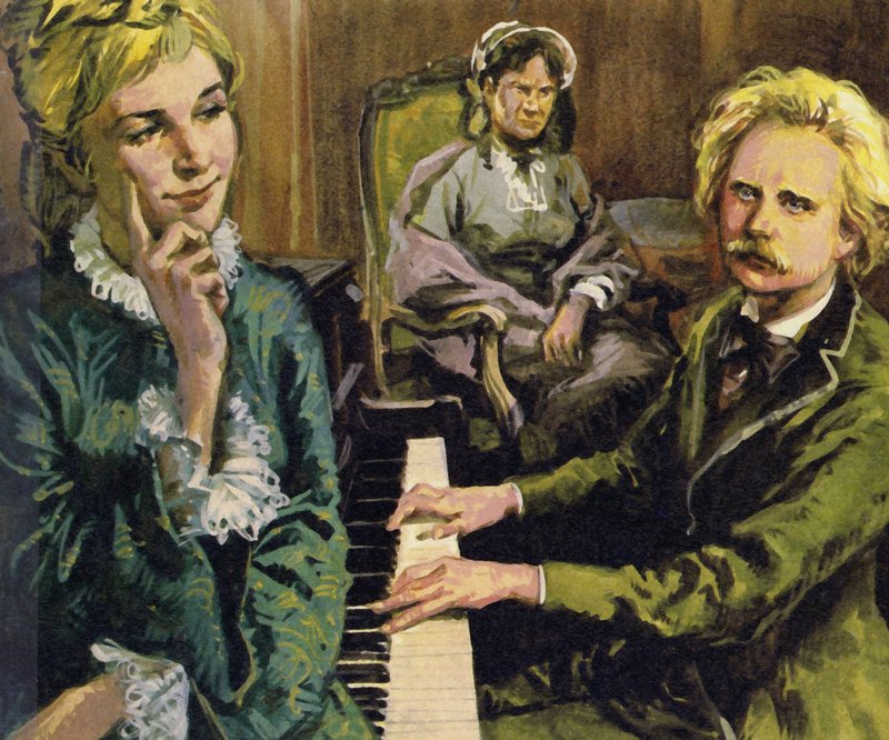 Greig, Nina Hagerup ile nişanını I Love Thee'yi besteleyerek kutladı by English School