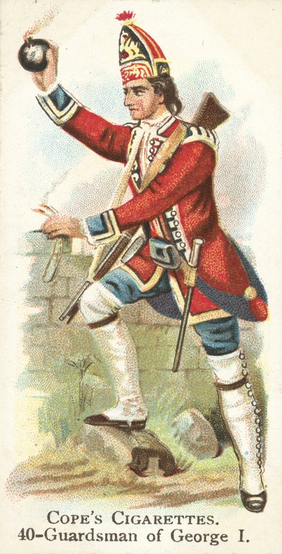 Muhafız, Kral George III (kromolitho) by English School