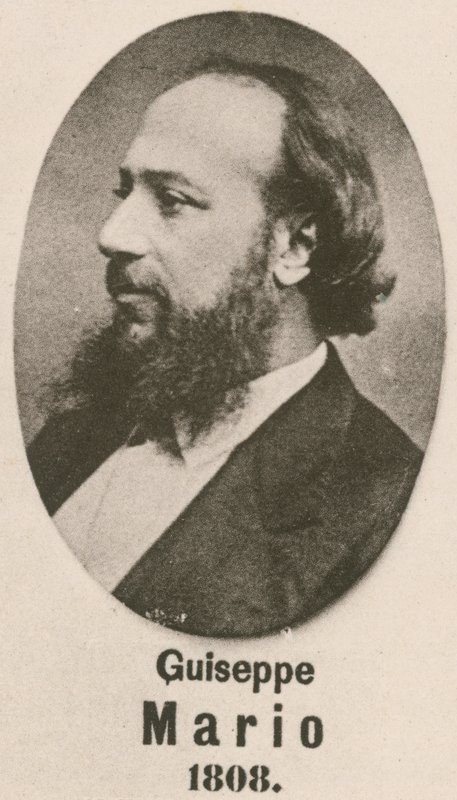 Guiseppe Mario (gravür) by English School