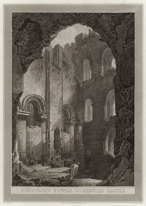 Gundulphs Kulesi, Rochester Kalesi by English School