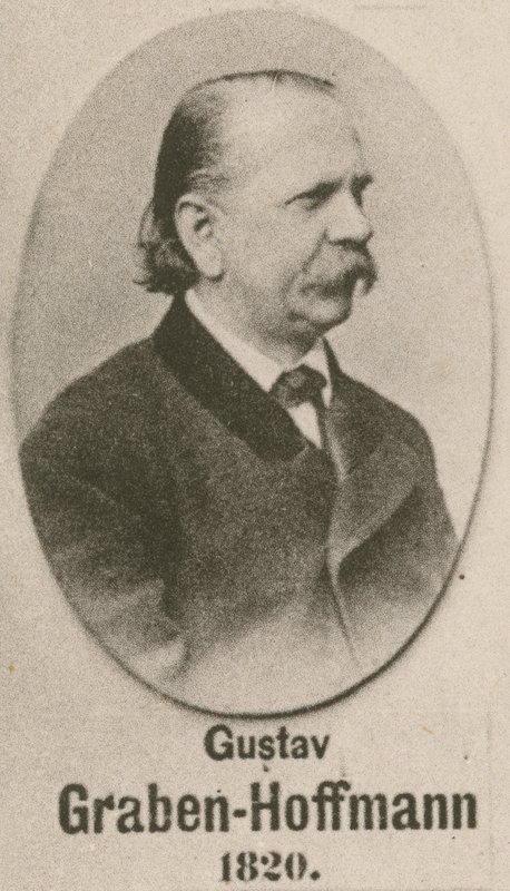 Gustav Graben-Hoffmann (gravür) by English School