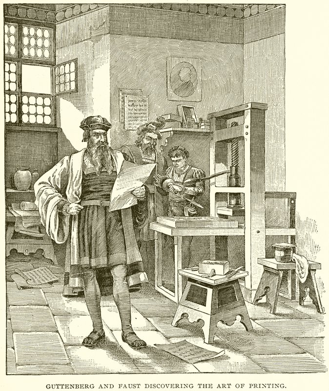 Guttenberg ve Faust Baskı Sanatını Keşfediyor by English School
