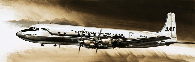 Guttorm Viking, bir İskandinav DC-7C by English School