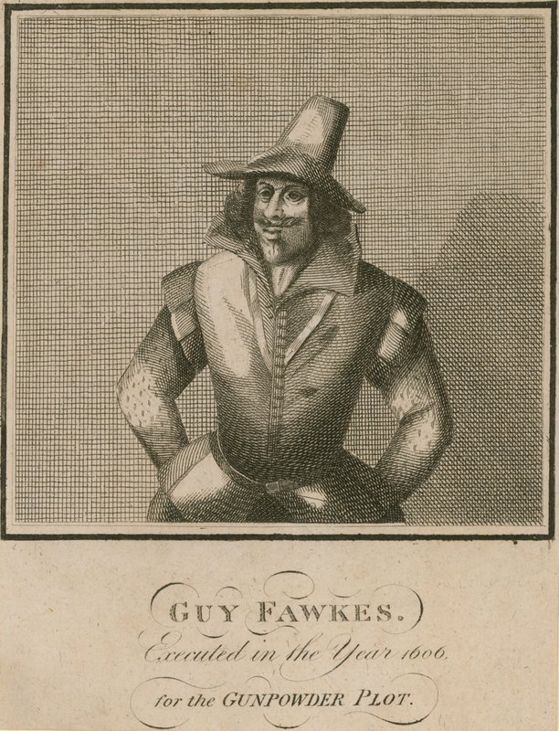 Guy Fawkes, Barut Komplosu için 1606 yılında idam edildi. by English School