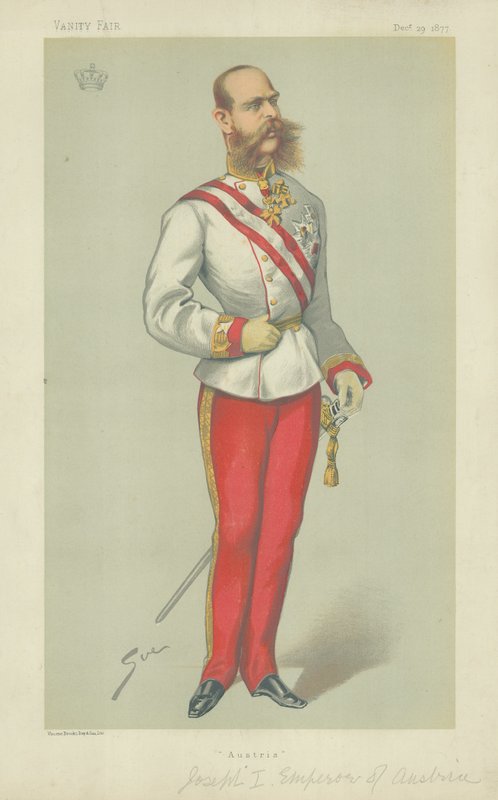 HI & RM Francis Joseph I, Avusturya-Macaristan İmparatoru-Kralı by English School