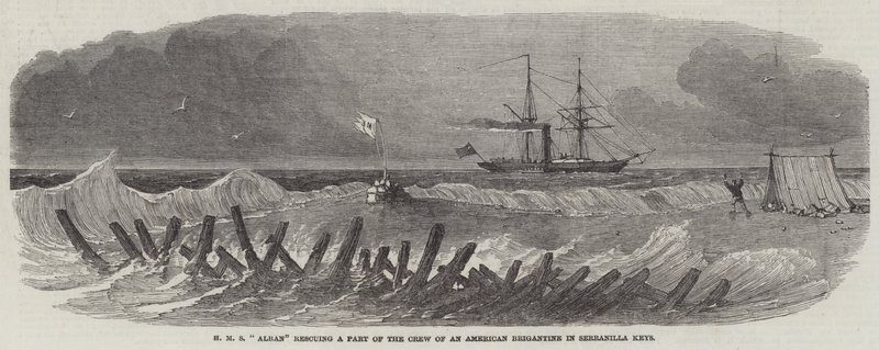 HMS "Alban", Serranilla Keys
